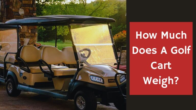 how much does a golf cart weigh