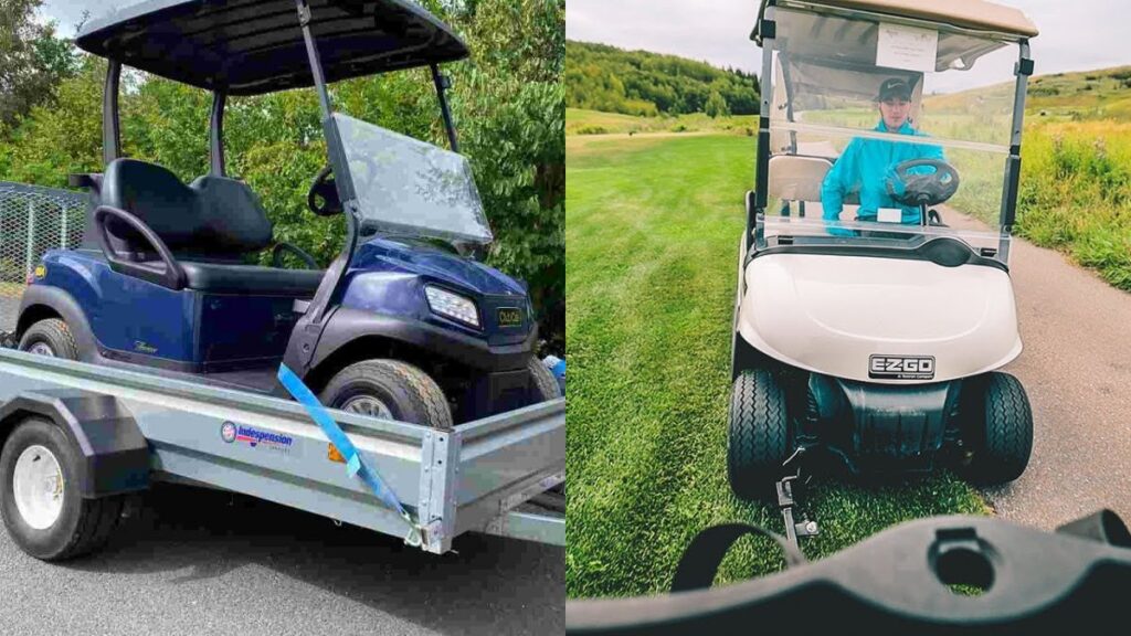how much does a golf cart weigh