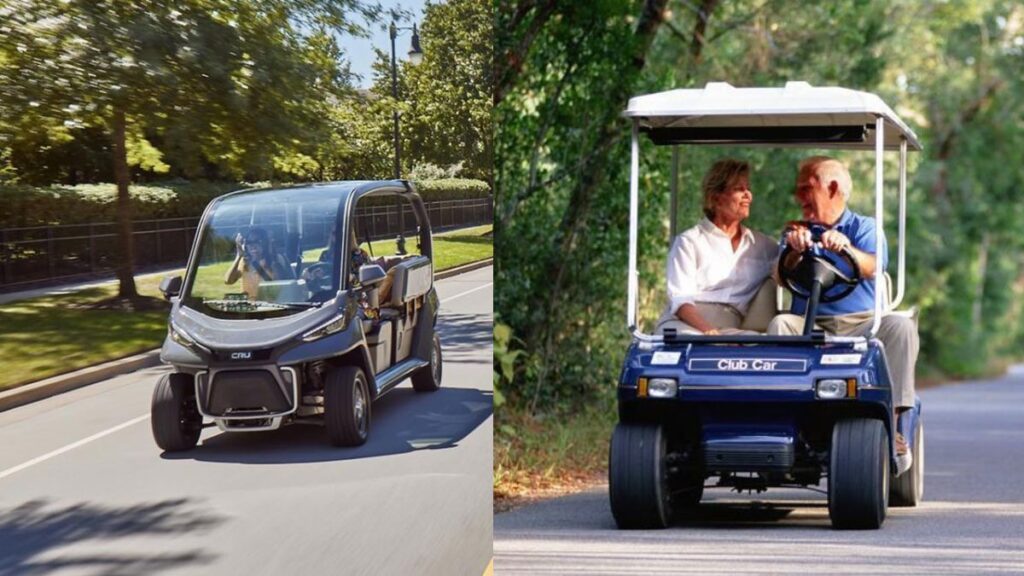 how to transport a golf cart