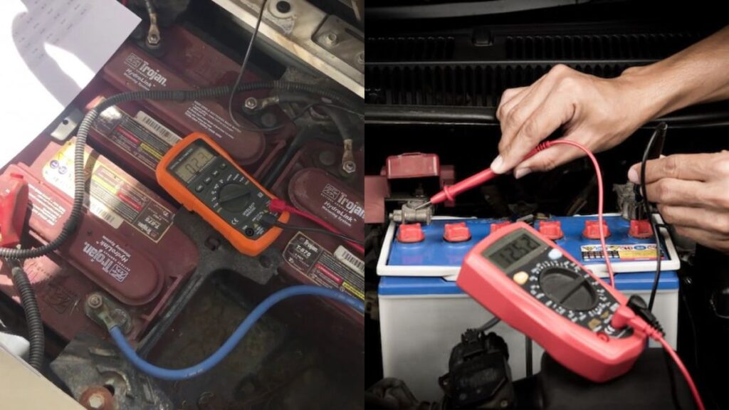 how to test a golf cart battery charger