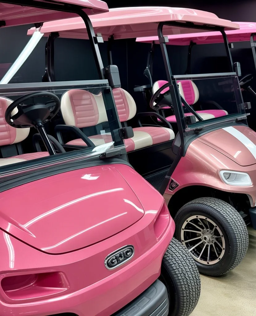 Creative Themes for the Perfect Pink Golf Cart