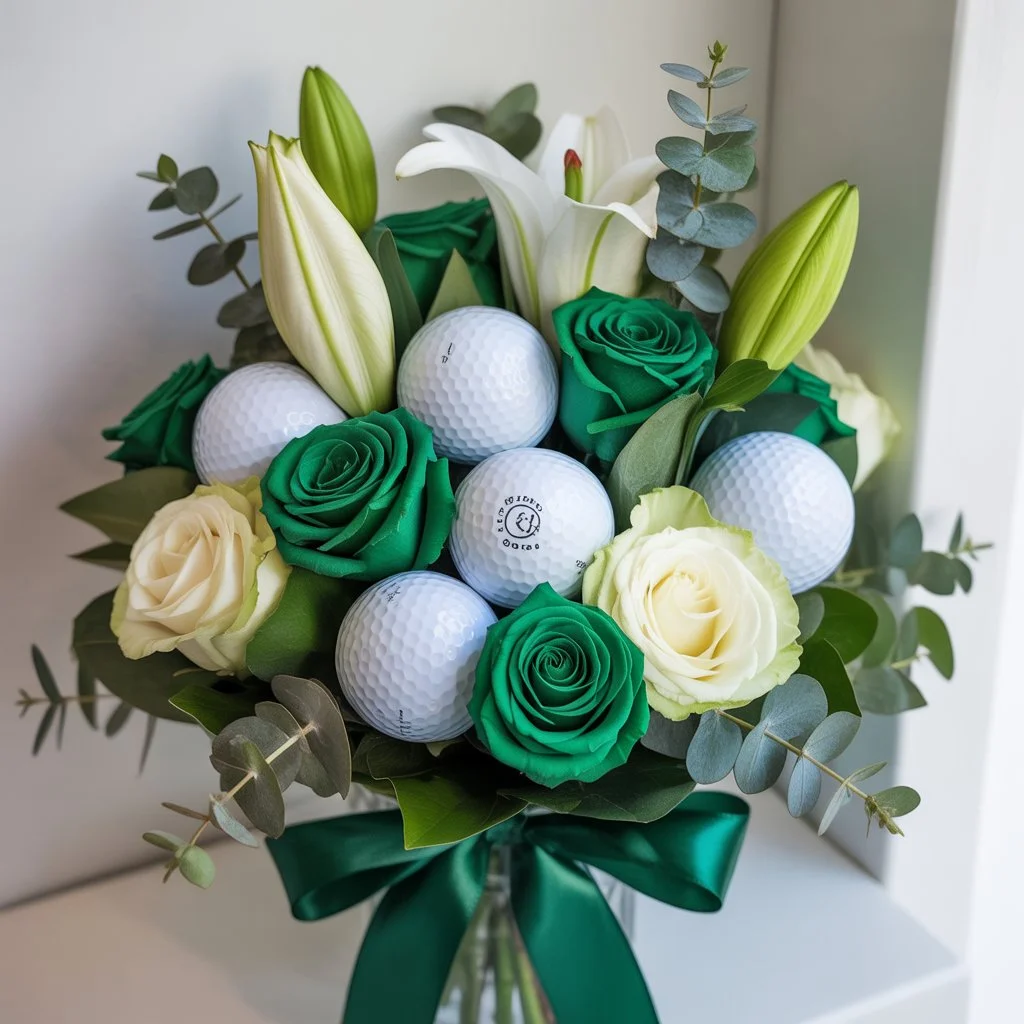 Golf Ball Bouquet Shines