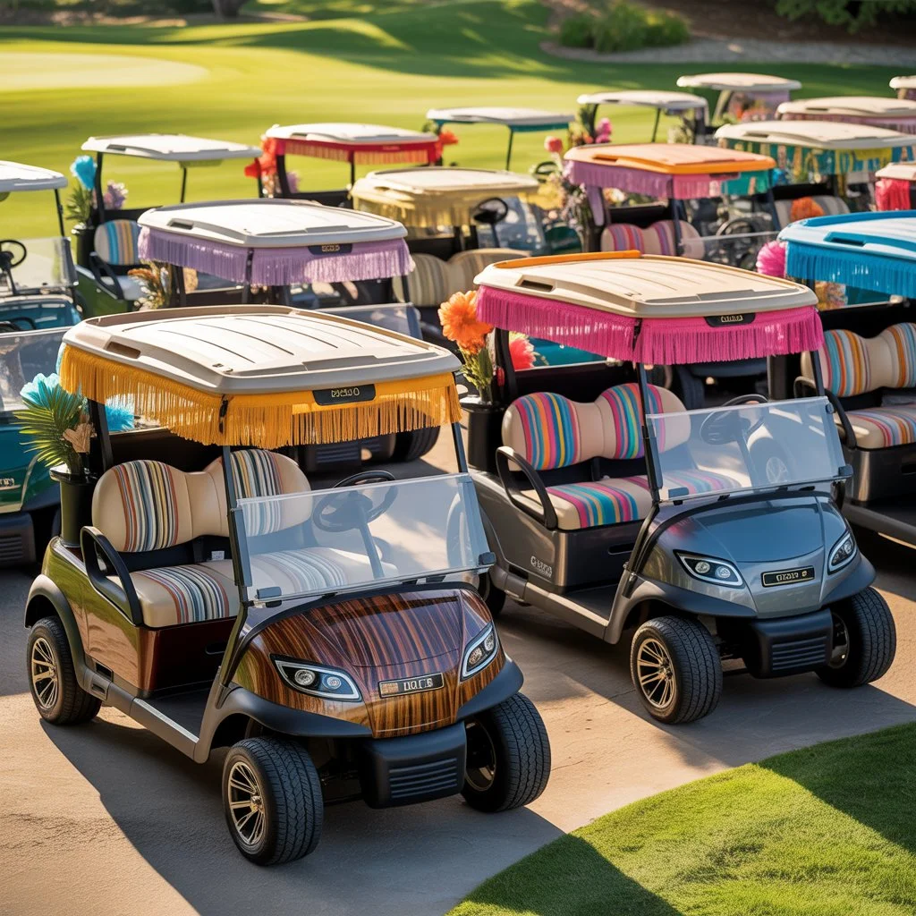 Top Golf Cart Decorating Ideas